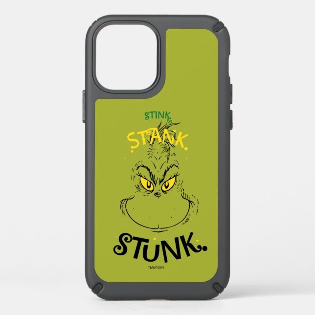 Stink Stank Stunk Mister Grinch Quote Speck iPhone 12 Pro Case (Front)