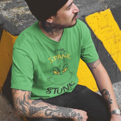 Stink Stank Stunk Mister Grinch Quote T_Shirt