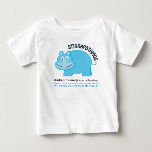 Stinkapotamus Baby T-Shirt (Front)