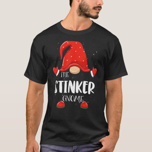 Stinker Gnome Matching Family Group Christmas Paja T_Shirt