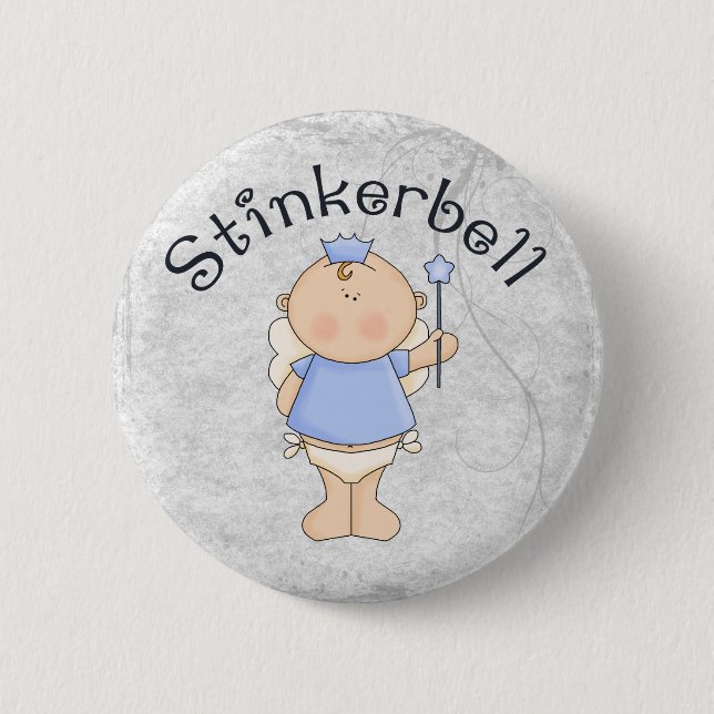 Stinkerbell Pinback Button (Front)