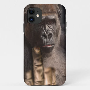 stinkfinger gorilla flip the bird cell phone case
