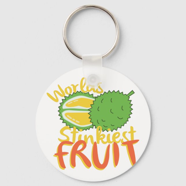 Stinkiest Fruit Keychain (Front)