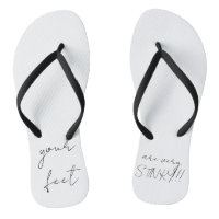 Stinky feet flip-flops