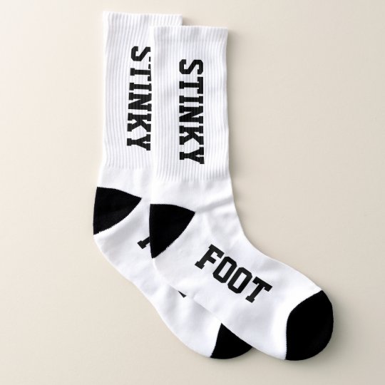 Stinky Foot Funny Novelty Socks | Zazzle.com