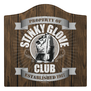 Stinky Glove Club (Hockey) Door Sign