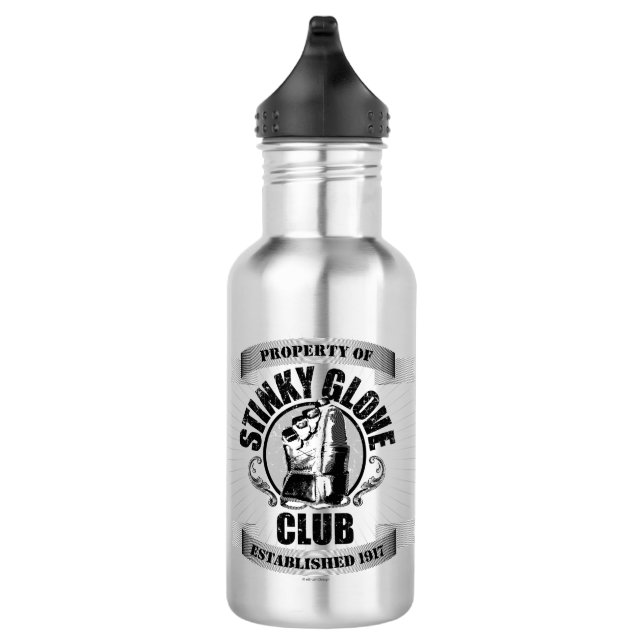 Stinky Glove Club (Hockey) Stainless Steel Water Bottle (Right)