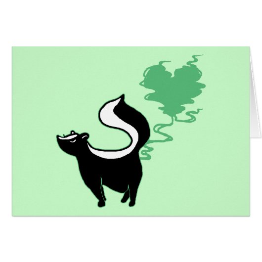 Stinky Love Skunk Cards (Front Horizontal)