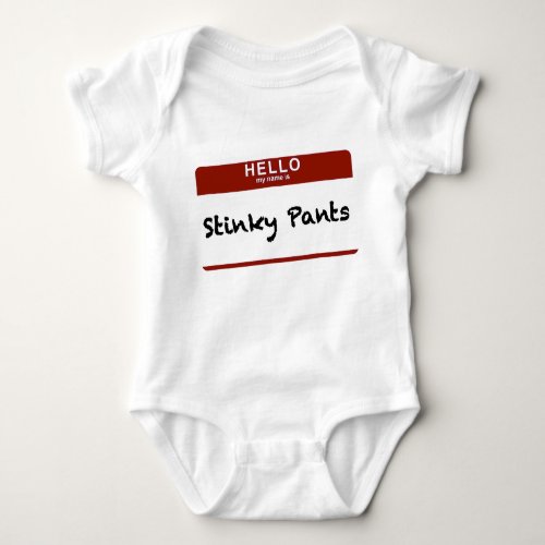 Stinky Pants Baby Bodysuit