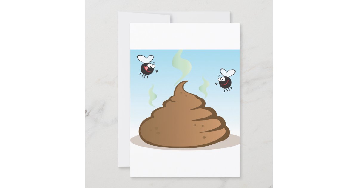 Poop Tickets Stinky Pile Of Poop Invitation | Zazzle
