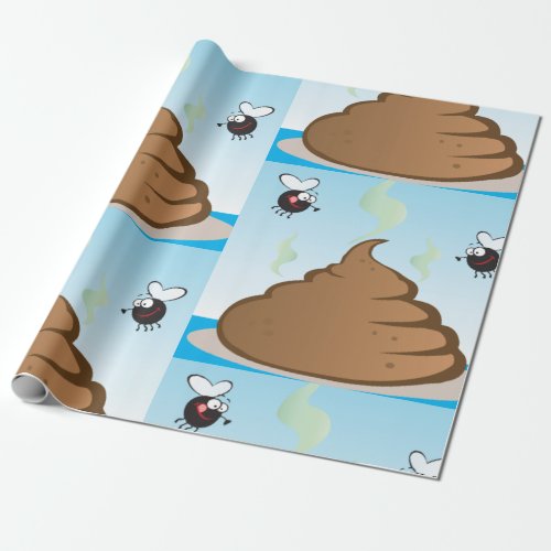 Stinky Pile Of Poop Wrapping Paper