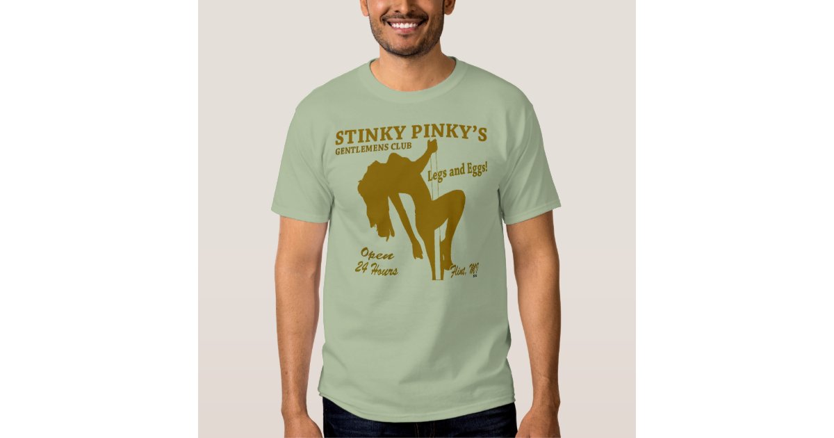 STINKY PINKY'S STRIP CLUB T-Shirt | Zazzle