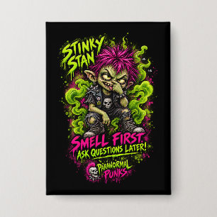 Stinky Stan – Paranormal Punks Button