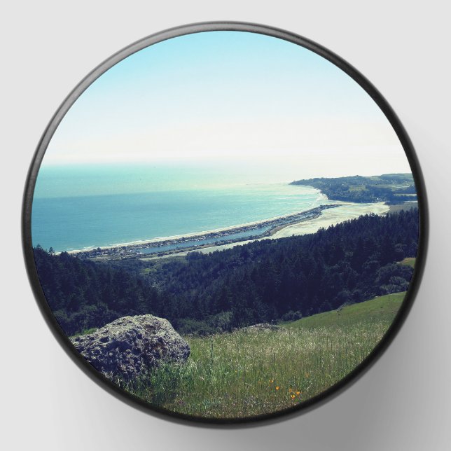 Stinson Beach Mt Tamalpais Customizable Mini Candle Favors (Front)