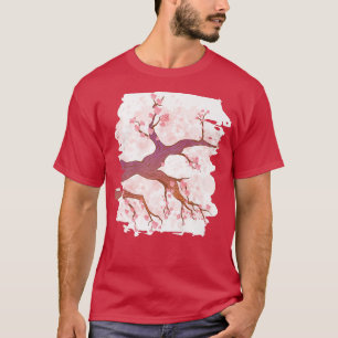 Stipes Sakura Japanese Cherry Flower Blossom Japan T-Shirt