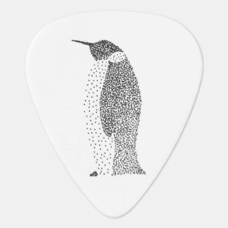 Stippled Penguin Guitar Pick