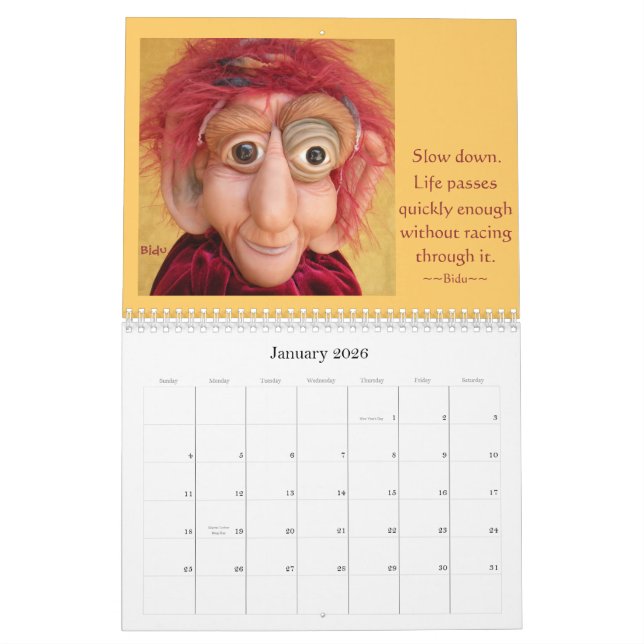 Stir Crazies 2012 Calendar with advice (Jan 2026)