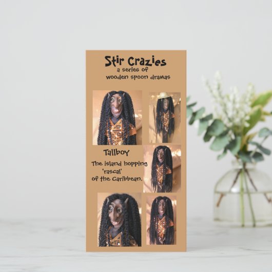 Stir Crazies Blank Photo Card (Standing Front)