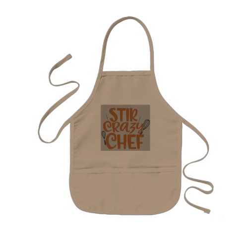 stir crazy chef kids apron