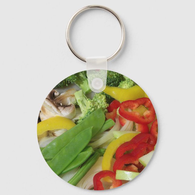 Stir Fry Keychain (Front)