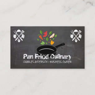 Stir Fry Pan   Culinary   Chef Business Card