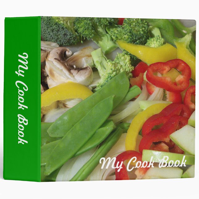Stir Fry Recipe II (2in) 3 Ring Binder (Front/Spine)