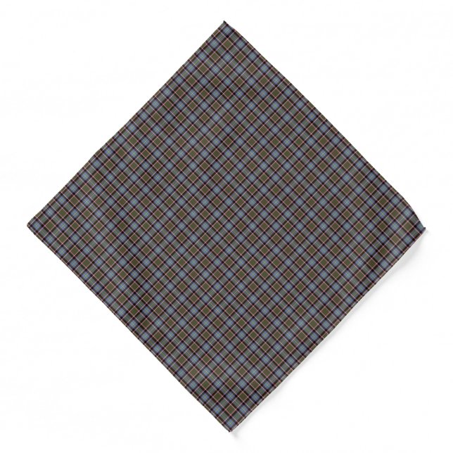 Stirling and Bannockburn Scotland District Tartan Bandana (Front)