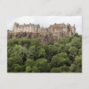 stirling castle green postcard