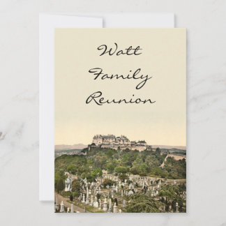 Stirling Castle, Stirling, Scotland Invitation