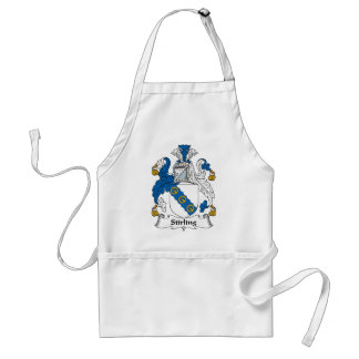 Stirling Family Crest Adult Apron