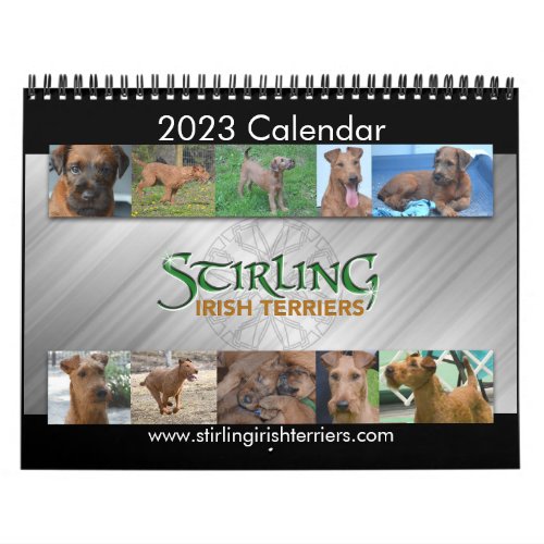 Stirling Irish Terriers Calendar 2023