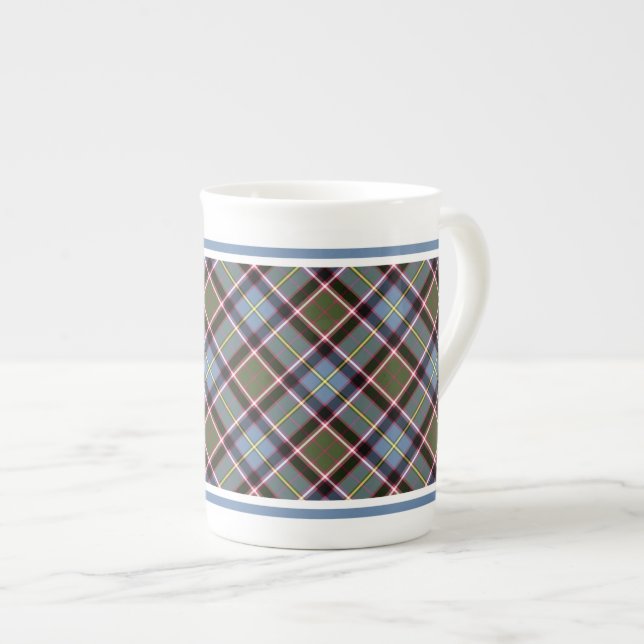 Stirling Scotland District Tartan Bone China Mug (Front Right)