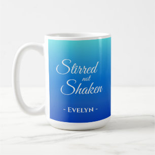 Stirred not Shaken Personalised Christian Mug
