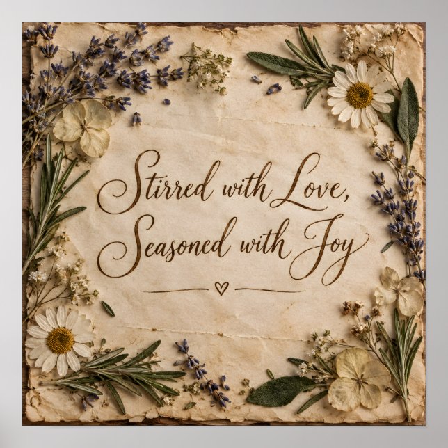 Stirred With Love Poster (Front)