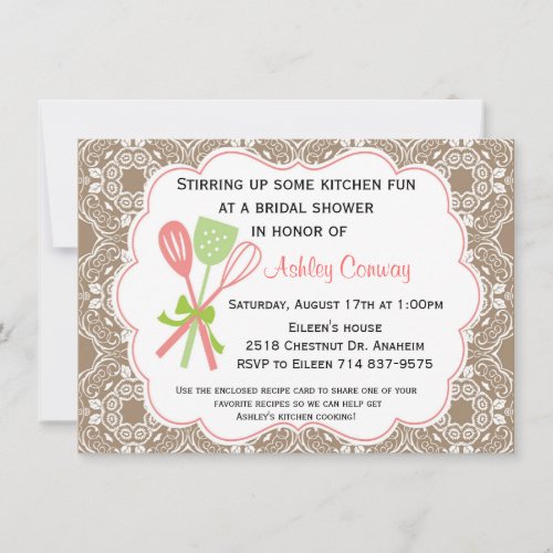 Stirring up fun personalized announcement