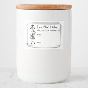 Stirring up something good food label