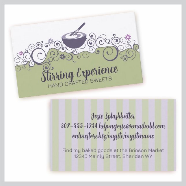 stirring whisk baking batter bakery pastry chef business card (Creator Uploaded)