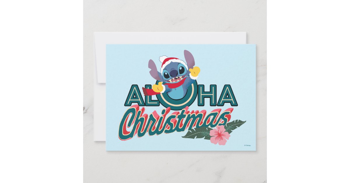 Lilo and Stitch Christmas Card  Aloha Christmas! Pop-Up Card