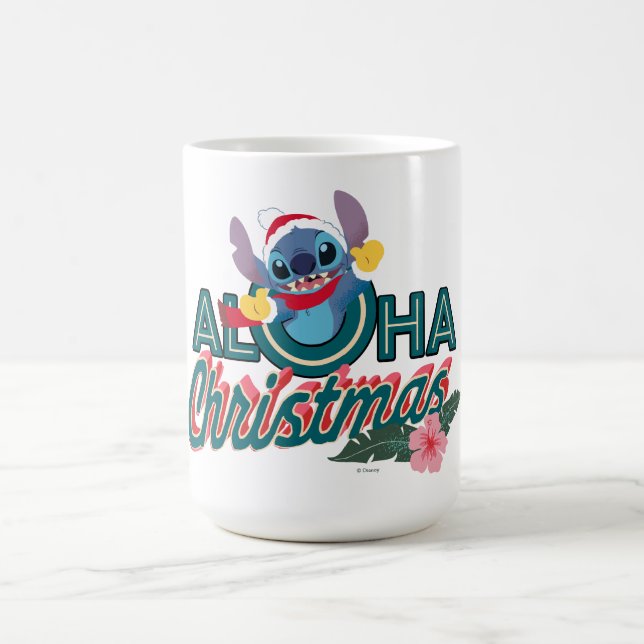Stitch | Aloha Christmas Coffee Mug (Center)