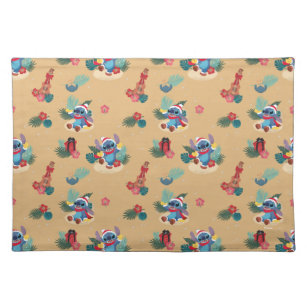 Stitch   Aloha Christmas Pattern Cloth Placemat