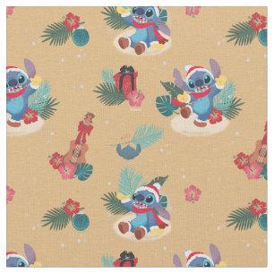 Stitch   Aloha Christmas Pattern Fabric