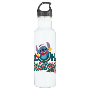 Stitch   Aloha Christmas Stainless Steel Water Bottle