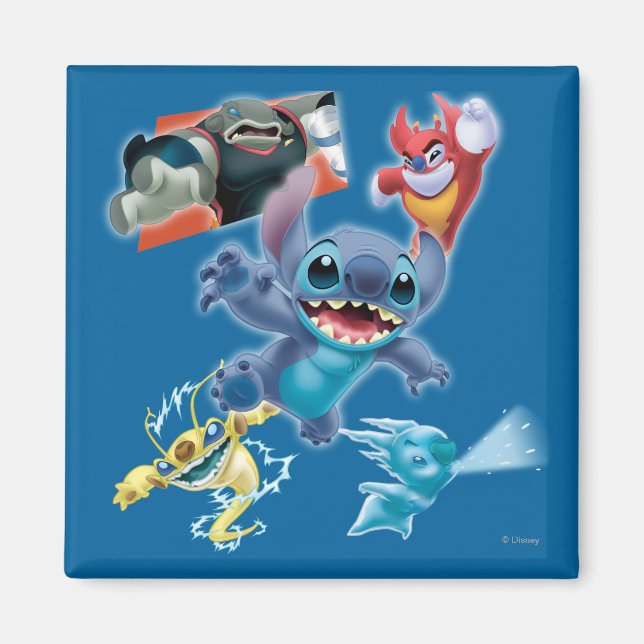 Stitch and Friends Magnet (Front)