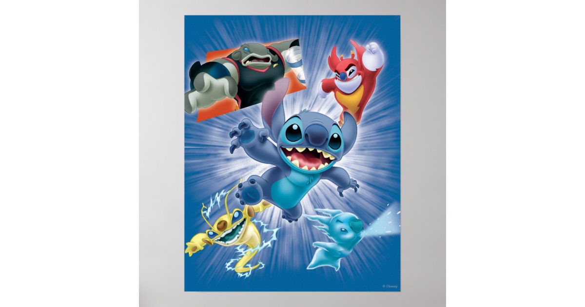 Stitch - My Stitch/Gifts Friends Poster for Sale by