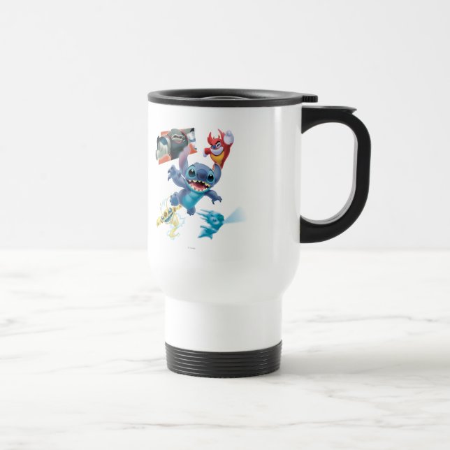 Stitch and Friends Travel Mug (Right)