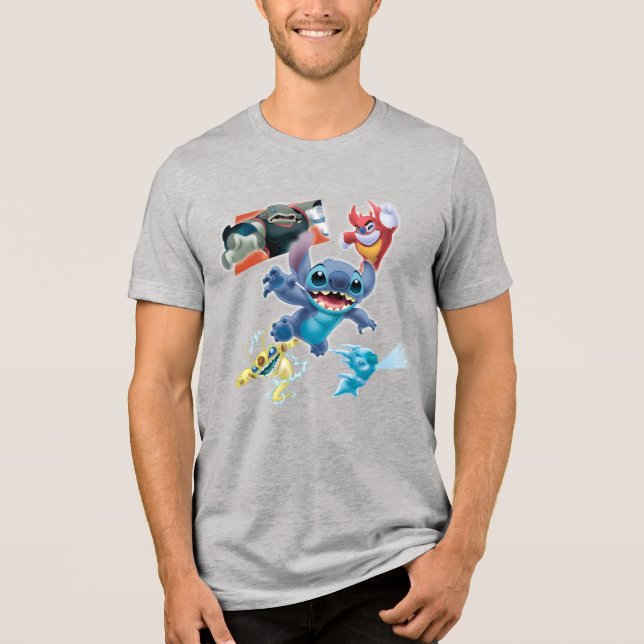 Stitch and Friends Tri-Blend Shirt (Front)