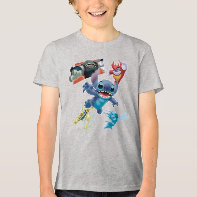 Stitch and Friends Tri-Blend Shirt (Front)