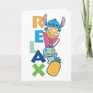 Stitch and Scrump   Relax Card