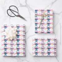 2 X STITCH Personalised Christmas Wrapping Paper Disney Stitch Personalised  Gift Wrap Disney Wrapping Paper Lilo and Stitch Gift Wrap 