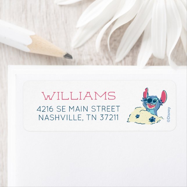 Stitch | Baby Shower Label (Insitu)